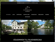 Tablet Screenshot of falkenbergska.se